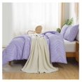 thumbnail image 7 of TiaGOC Lavender California King Comforter Set, 3 Pieces Cal King Tufted Boho Bedding Comforter Sets, Fluffy Bed Set (104x96In Comforter & 2 Pillowcases), 7 of 7
