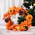 thumbnail image 4 of VerPetridure Thanksgiving Wreath for Front Door Fall Wreath Fall Decorative Wreath for Thanksgiving Decorations Indoor Outdoor Farmhouse Party Supplies, 4 of 8