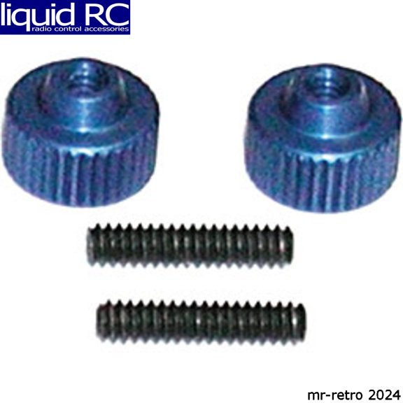 Associated 1787 Factory Team Battery Strap Thumbscrews (2) 4-40 Thread