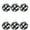 Black&White, variant on 6 Pieces 2.76in Christmas Hanging Ball Ornaments Black and White Buffalo Plaid Xmas Ball Christmas Tree Hanging Ornaments Hanging Crafts for Party Decoration
