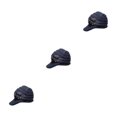 thumbnail image 1 of Wweixi Warm Up In Style With Fashionable Wool Cap For Cold Weather Knitted Hats Knitted Caps Funny Hat Wool Hat Ear Protectors dark grey 3Set, 1 of 6