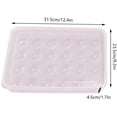 thumbnail image 2 of Paquete de recipientes para huevos de plástico para refrigerador con tapa Soporte para recipiente para huevos de mostaza Caja de almacenamiento de huevos apilable con 24 tanques para huevos para refrigerador Cocina Comedor Ormromra WMXL-134, 2 of 7