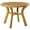 Teak Brown, variant on Compamia Truva Transitional Plastic 42" Round Resin Patio Dining Table in White