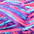 thumbnail image 2 of Velvet Chenille Yarn for Crocheting, Fluffy Velvet Plush Yarn Thick Soft Chunky Chenille Yarn Baby Blanket Yarn for Crocheting Knitting Beginners, 3.5 OZ, 87 yards,6 mm, 2 of 6