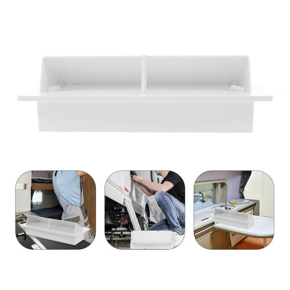 Masteelf RV Vent Cover Protector for Vents Camper Stove Hood White Plastic Efficient Exhaust Easy
