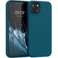 thumbnail image 1 of Étui en Silicone TPU Compatible avec iPhone 13 - Étui de Téléphone Mince avec Finition Douce - Turquoise Mat, 1 of 8