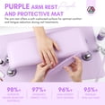thumbnail image 2 of Reposabrazos SAVILAND para Nail Tech Professional, color morado, 2 of 7