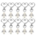 thumbnail image 2 of Llavero 10 Piezas Llavero Con Forma De Corazón Hebilla Llavero Charm, 2 of 7