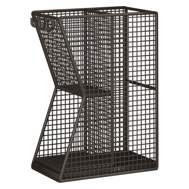 Soporte para , contenedor de almacenamiento independiente, decoración, soporte para multiusos, organizador para la entrada del hogar Negro