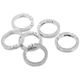 thumbnail image 1 of unbranded 6Ud Anillos Metálicos Redondos Para Llaves Accesorios Para Llaves De Y Manualidades Color Plata, 1 of 6