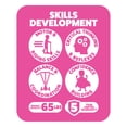 thumbnail image 6 of HALO Rise Above Jr 3 Wheel Kids Scooter & Helmet - Pink 3+ - Super-Bright Light up Wheels - Unisex, 6 of 11