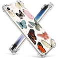thumbnail image 2 of Cute Butterfly Clear Case for iPhone 7/8/SE,Aesthetic Art Design Case for Men Women,Unique Soft Transparent TPU Bumper Case Cover, 2 of 5