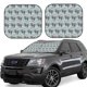 thumbnail image 1 of Balery Sea Otter Parasol para parabrisas de coche de 2 piezas | Parasol plegable para parabrisas delantero de coche para la mayoría de sedanes-Medium, 1 of 6