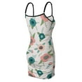 thumbnail image 6 of Ladies Elegant Sling Sleeveless Sexy Dress floral, 6 of 6