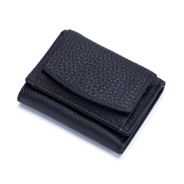 Gkeoshab Business Card Holder 2024 New Rfid Blocking Card Holder Organizer Pocket Mini Wallet Anti Credit Card Folding Mini Wallet (B) Home & Garden