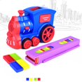 thumbnail image 3 of Juego de bloques de ladrillos de juguete de tren dominó, juguete de desarrollo para niños, bloque desmontado Diy, 3 of 5