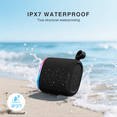 thumbnail image 7 of 20W Portable Bluetooth Speaker with Stereo Sound, IPX7 Waterproof Wireless Speakers, 6 RGB LED Modes, Up to 40H Playtime, BT5.3, TWS Pairing, for Home/Bathroom/Party/Outdoor/Beach, Gift Ideals, 7 of 7