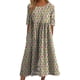 thumbnail image 1 of Vestido Akivide Summer Boho Floral Maxi Manga Corta para Mujer, 1 of 2