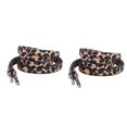 thumbnail image 1 of 2 pares de cordones planos clásicos, cordones creativos para zapatos, cordones geniales (leopardo), 1 of 1