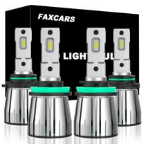 FAXCARS 9005XS H11 LED Bulbs for Peterbilt 388 389 567 579 587 Headlight High and Low Beam, 6000K White Replacement Play and Plug