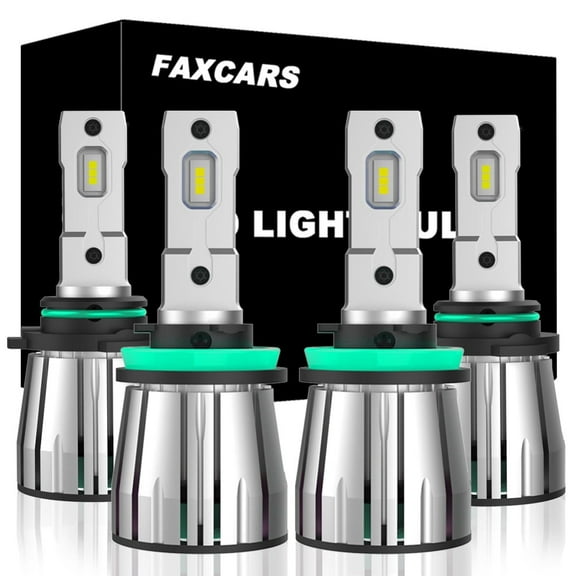 FAXCARS 9005XS H11 LED Bulbs for Peterbilt 388 389 567 579 587 Headlight High and Low Beam, 6000K White Replacement Play and Plug