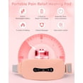 thumbnail image 2 of Rechargeable Heating Pad for Period Pain Relief Electric Heat Pad with 3 Heat Levels and 3 Massage Modes Portable Fast Warming Cramp Belt for Menstrual Pain Gift for Women and Mothers, 2 of 5
