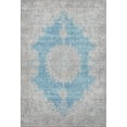 thumbnail image 2 of Addison Rugs Mayfield Premium Machine Washable Traditional Oriental Teal Rectangle Rug, 9' x 12', 2 of 6