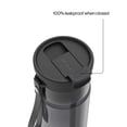 thumbnail image 4 of Contigo DualSip Leakproof Plastic Reusable Water Bottle with Carrying Strap, Black/Clear, 24 oz, 4 of 7
