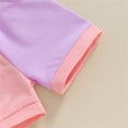thumbnail image 4 of Coerni Kids Boys' Summer Set Round Neck Short Sleeve Color Matching T Shirt Shorts with Pockets Little Boys Clothing Set, 4 of 8