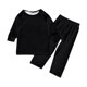 thumbnail image 2 of Moda Navidad Niño Color Sólido Blusa Pantalones Ropa Familiar Pijamas Niño Poliéster Tops Pantalones, 2 of 5