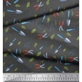 thumbnail image 3 of Soimoi Gray Cotton Duck Fabric Garden Tool Hardware Print Fabric by the Yard 44 Inch Wide, 3 of 3