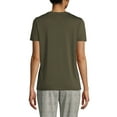 thumbnail image 2 of Lands' End Women's Petite Relaxed Supima Cotton T-Shirt, 2 of 3