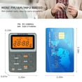 thumbnail image 7 of Portable Radio with Earphone, AM/FM Pocket Radio with Rechargeable Battery, Best Reception, MP3 Player Support TF Card, Mini Digital Walkman Radio for Walking, 7 of 7