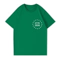 thumbnail image 4 of We the People 250th Anniversary USA Printed Womens Shirts, 1776-2026 250 Years Short Sleeves CrewNeck Graphic Tees for Womens, Womens Tops for 4th of July Independent Day Summer Green XL, 4 of 6