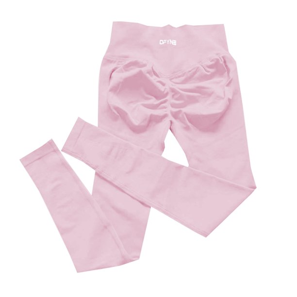 WILLBEST Pantalones de Yoga de Cintura Alta Sin Costuras para Mujer, Mallas de Fitness con Realce de Longitud 3/4, Mallas Elásticas para Entrenamiento, Gimnasio Y Correr. Extra Chica