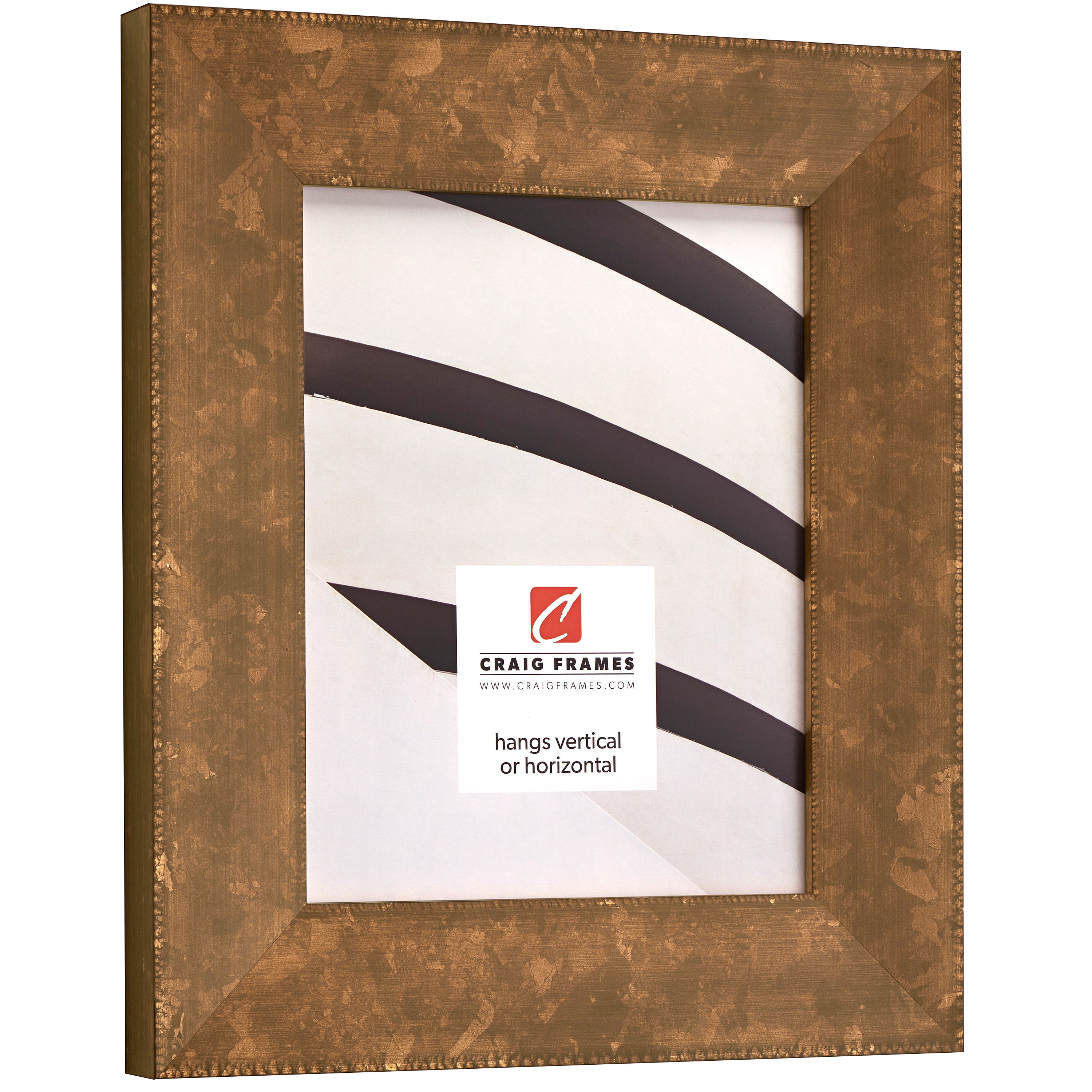 Craig Frames Patina 225, 18x24 inch Picture Frame, Copper and Black