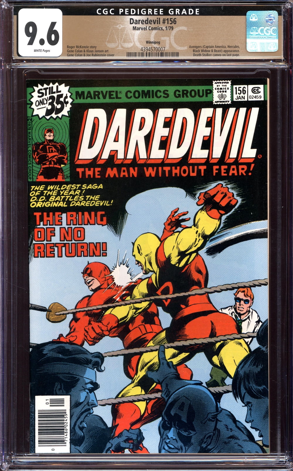 Cover of Daredevil #156
