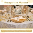 thumbnail image 7 of Table Runner Roll Glitter Gold Foil Mesh Sequin Table Runners Decorative Dining Table Centerpieces for Party Wedding Baby Shower Christmas Decorations, 7 of 7