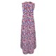 thumbnail image 4 of ICHUANYI Clearance Women Casual Loose Summer Printed Tank Dress Beach Sundress Crewneck Sleeveless Dresses(Purple, XL) ICHUANYI WER2023081003651, 4 of 5
