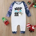 thumbnail image 4 of Snowman Print Family Matching Christmas PJs, Long Sleeve Shirts and Pants Holiday Sleepwear, 4 of 7