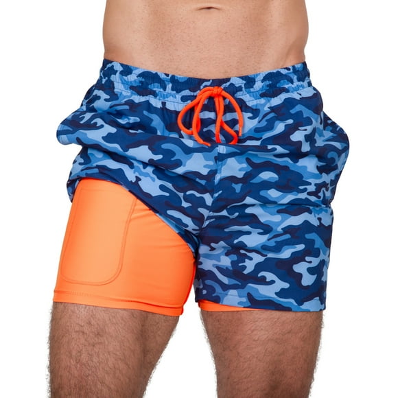 Traje de baño Camuflaje hombre short con licra interna Gym&Swim GYS009/Traje de baño/Máxima comodidad