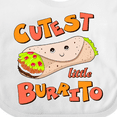 thumbnail image 4 of Inktastic Cutest Little Burrito Boys or Girls Baby Bib, 4 of 4