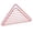 Red, variant on Triangle Sink Drain Rack - Kitchen Sink Corner Organizer for Sponges & Cloths, Space-Saving Countertop Dish Drainer