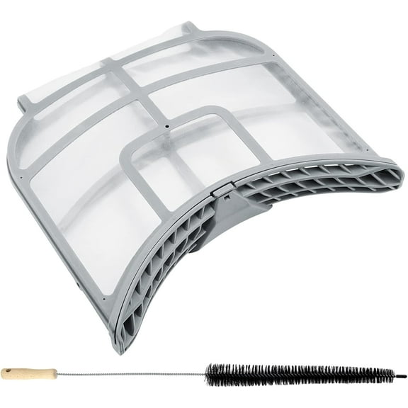 ADQ73373201 Dryer Lint Filter for LG and Kenmore Dryer, DLEX9000V DLEX8000V DLEX8000W DLGX5001V DLEX5000V DLGX8001W DLEX8100V DLEX5000W DLEX5005K ADQ733732 PS7787727 Clothes Vent Trap Cleaner Brush