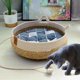 thumbnail image 5 of Summer Cat Bed Woven Removable Upholstery Sleeping House Cat Scratch Floor Rattan Wear-resistant Washable Cat Pet Supplies ShopWise Round, 5 of 7