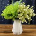 thumbnail image 6 of 6pcs 5-Fork Simulation Buddha Vanilla Green Plant Christmas Wedding Decoration, 6 of 21