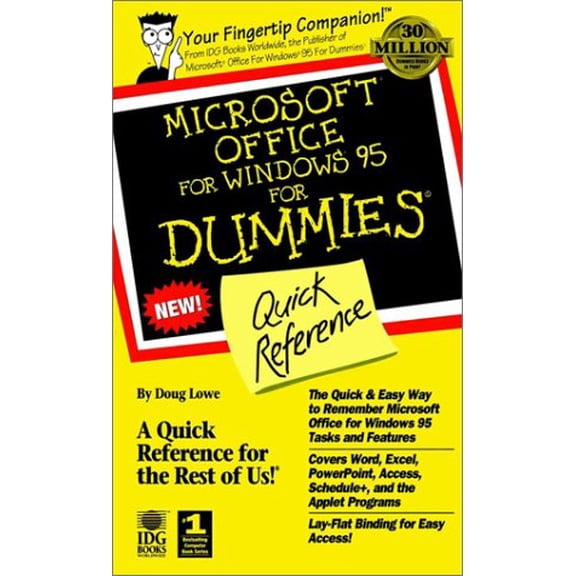 Pre-Owned Microsoft? Office for Windows? for Dummies? : Quick Reference