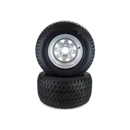 (2) Super Turf Tire Assemblies 24x12.00-12 Fits Hustler X-ONE 60" 72" 607103