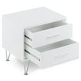 thumbnail image 3 of ACME Deoss Nightstand with 2 Drawers in White, 3 of 6