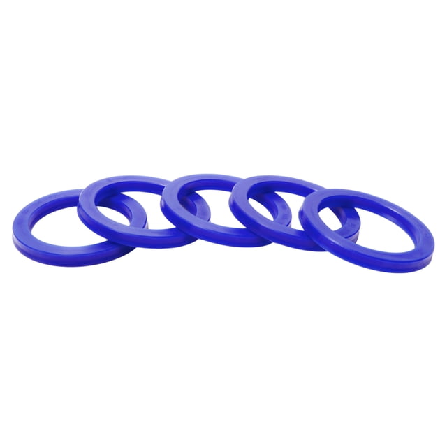 Anillo de Sello de Aceite Universal Labio UN Sello de Eje Rotativo 80x105x10mm Alta Presión TPU Azul 5 Pcs